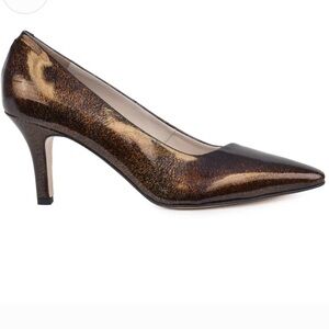 AMALFI by Rangoni Firenze
Immagine Pump Bronze Pony Patten leather